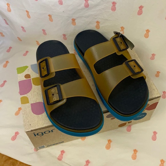 COPY - IGOR Bicolor Maui Rubber Buckle Sandal Unisex ☀️ - Picture 1 of 12